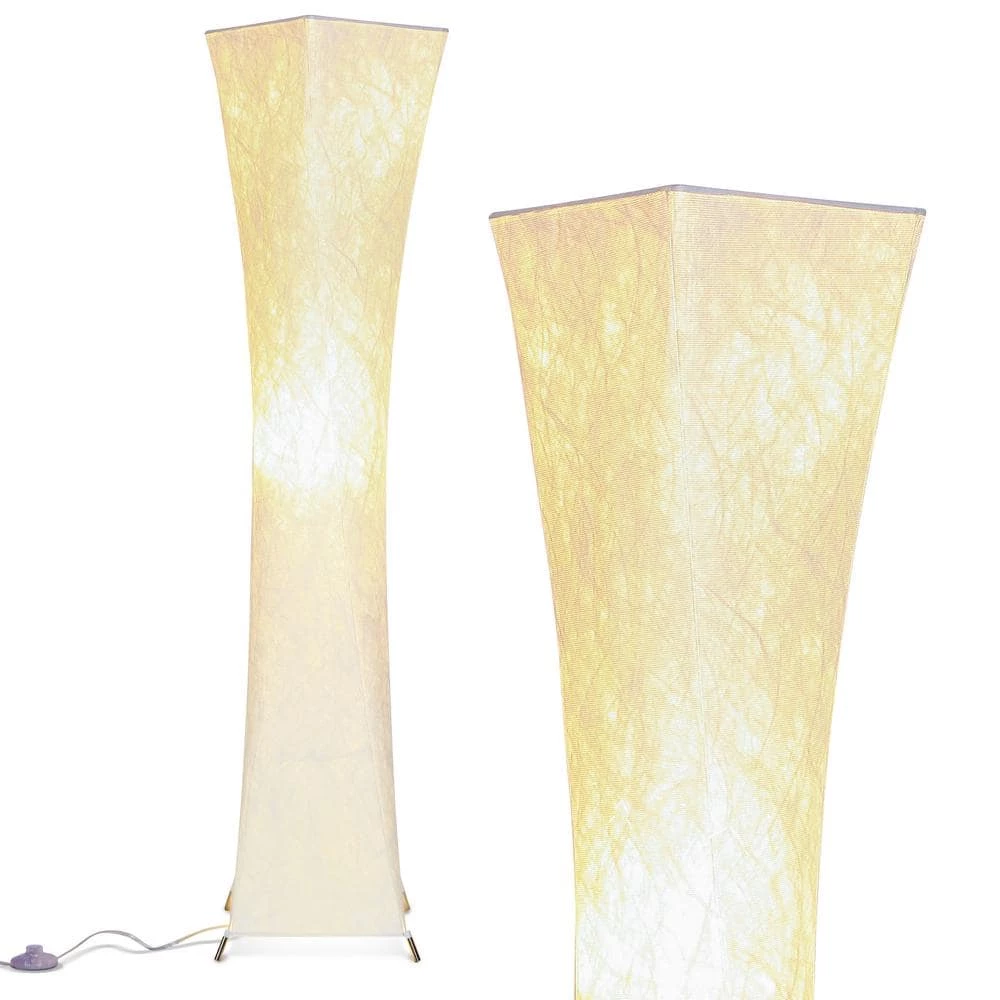 Harmony 53.5 in. White Standing LED Floor Lamp by Brightech 3 Harmony 53.5 in. White Standing LED Floor Lamp by Brightech