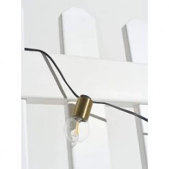 Glow Globe Outdoor 26 ft. Plug-in LED 1W G40 Globe Bulb String Light by Brightech -Brightech Sales gold brightech string lights glw g40 26 ww 1f 1000