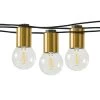 Glow Globe Outdoor 26 ft. Plug-in LED 1W G40 Globe Bulb String Light by Brightech -Brightech Sales gold brightech string lights glw g40 26 ww 64 1000
