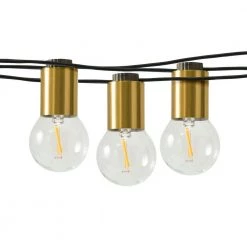 Glow Globe Outdoor 26 ft. Plug-in LED 1W G40 Globe Bulb String Light by Brightech