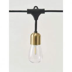 Glow Outdoor 28 ft. L 1.5-Watt Solar LED S14 Edison Bulb Hanging String Light by Brightech 13 Glow Outdoor 28 ft. L 1.5-Watt Solar LED S14 Edison Bulb Hanging String Light by Brightech -Brightech Sales gold brightech string lights glw slr hg ww 44 1000