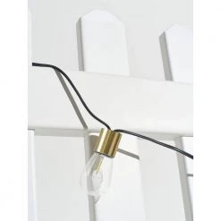 Glow Outdoor 28 ft. L Solar LED 1.5-Watt S14 Edison Bulb Non Hanging String Light by Brightech -Brightech Sales gold brightech string lights glw slr nh ww 1f 1000