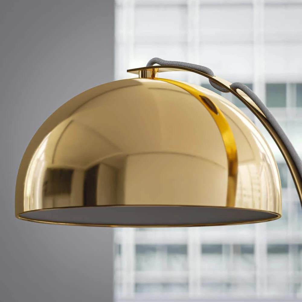 Bud 16.5 in. Gold Desk Lamp by Manor Brook 6 Bud 16.5 in. Gold Desk Lamp by Manor Brook - Image 4