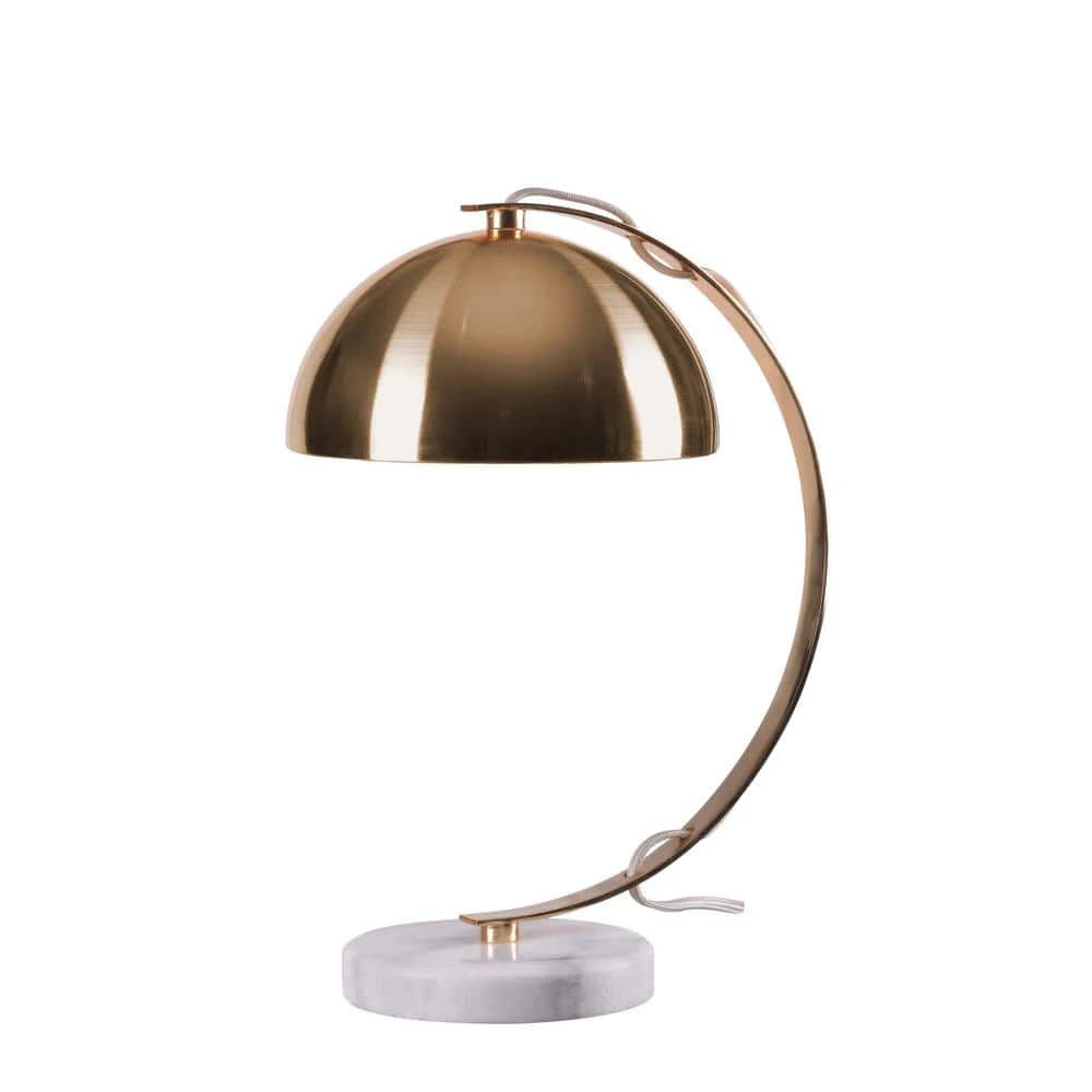 Bud 16.5 in. Gold Desk Lamp by Manor Brook 3 Bud 16.5 in. Gold Desk Lamp by Manor Brook