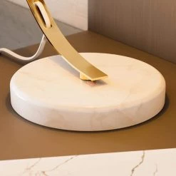 Bud 16.5 in. Gold Desk Lamp by Manor Brook 15 Bud 16.5 in. Gold Desk Lamp by Manor Brook -Brightech Sales gold manor brook desk lamps mb100072 fa 1000