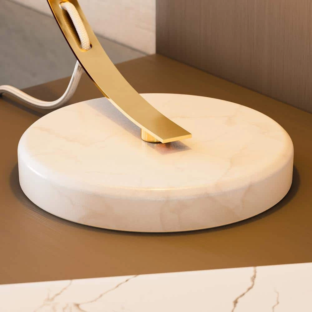 Bud 16.5 in. Gold Desk Lamp by Manor Brook 8 Bud 16.5 in. Gold Desk Lamp by Manor Brook - Image 6