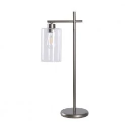 Dania 28 in. Gray Desk Lamp by Manor Brook
