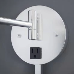 Grove 1-Light Gray Swing Arm by Manor Brook 14 Grove 1-Light Gray Swing Arm by Manor Brook -Brightech Sales gray manor brook wall lamps mb100259 44 1000