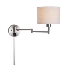 Grove 1-Light Gray Swing Arm by Manor Brook