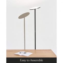 Sky 63 in. Gunmetal Black Torchiere LED Floor Lamp by Brightech -Brightech Sales gunmetal black brightech floor lamps ei 9we0 k3dj 44 1000