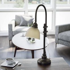 Henry 28 in. Bronze Heritage Desk Lamp by Manor Brook -Brightech Sales heritage bronze manor brook desk lamps mb100166 44 1000