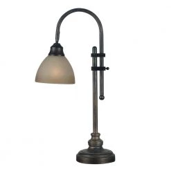 Henry 28 in. Bronze Heritage Desk Lamp by Manor Brook