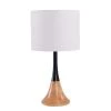 Cupello 22 in. Light Wood and Black Accent Lamp by Manor Brook -Brightech Sales light wood and black manor brook table lamps mb100631 64 1000
