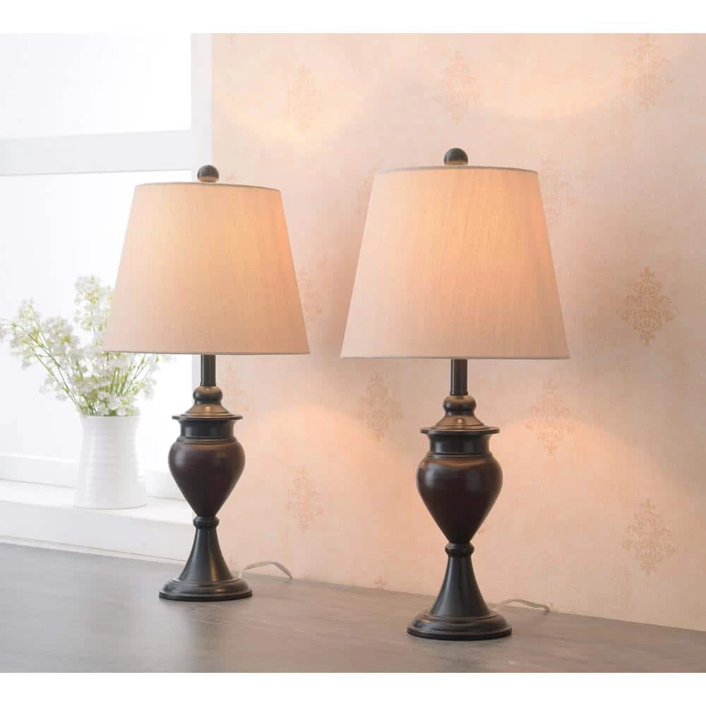 Cliff 21 in. Oil Rubbed Bronze Accent Lamp 2-Pack by Manor Brook 5 Cliff 21 in. Oil Rubbed Bronze Accent Lamp 2-Pack by Manor Brook - Image 3