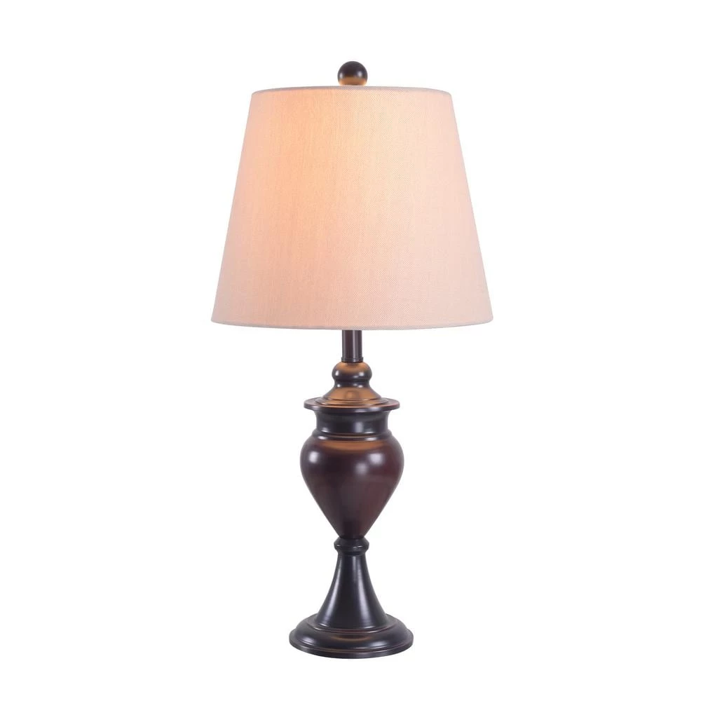 Cliff 21 in. Oil Rubbed Bronze Accent Lamp 2-Pack by Manor Brook 3 Cliff 21 in. Oil Rubbed Bronze Accent Lamp 2-Pack by Manor Brook