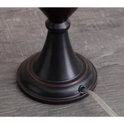 Cliff 21 in. Oil Rubbed Bronze Accent Lamp 2-Pack by Manor Brook 15 Cliff 21 in. Oil Rubbed Bronze Accent Lamp 2-Pack by Manor Brook -Brightech Sales manor brook lamp sets mb100564 76 1000