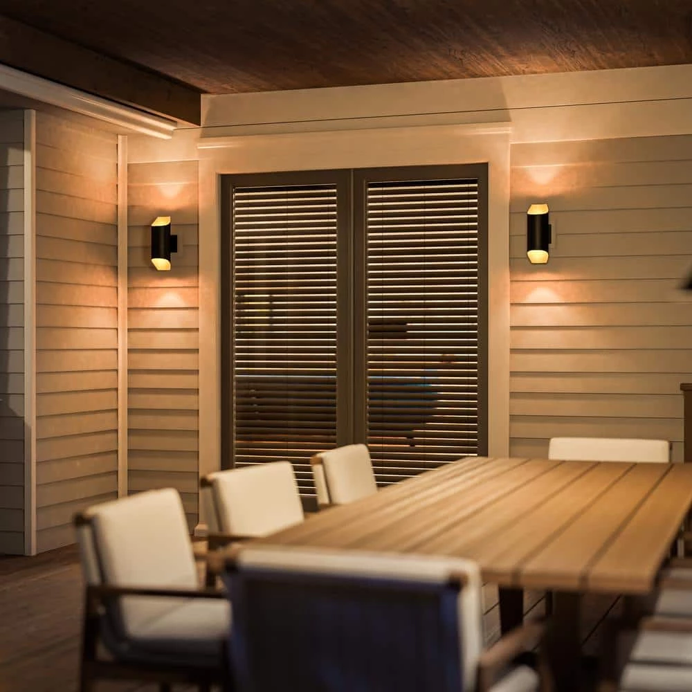 Granada 2-Light Black Outdoor Lantern by Manor Brook 4 Granada 2-Light Black Outdoor Lantern by Manor Brook - Image 2