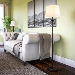 25 in. Nebra Vintage Metal Candlestick Lamp Set by Manor Brook -Brightech Sales metal manor brook floor lamps mb100669 fa 1000