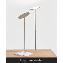 Sky 63 in. Nickel LED Torchiere Floor Lamp by Brightech -Brightech Sales nickel brightech floor lamps qc vya9 mr1g 44 1000