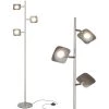 Tree 60 in. Nickel LED Floor Lamp with Dimmable and Adjustable Panels by Brightech 2 Tree 60 in. Nickel LED Floor Lamp with Dimmable and Adjustable Panels by Brightech -Brightech Sales nickel brightech floor lamps vn pidl 604p 64 1000