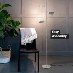 Tree 60 in. Nickel LED Floor Lamp with Dimmable and Adjustable Panels by Brightech 13 Tree 60 in. Nickel LED Floor Lamp with Dimmable and Adjustable Panels by Brightech -Brightech Sales nickel brightech floor lamps vn pidl 604p fa 1000