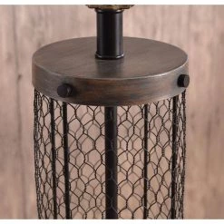 Foxen 30 in. Oil Rubbed Bronze and Replica Wood Indoor Table Lamp by Manor Brook 14 Foxen 30 in. Oil Rubbed Bronze and Replica Wood Indoor Table Lamp by Manor Brook -Brightech Sales oil rubbed bronze and replica wood manor brook table lamps mb100242 44 1000