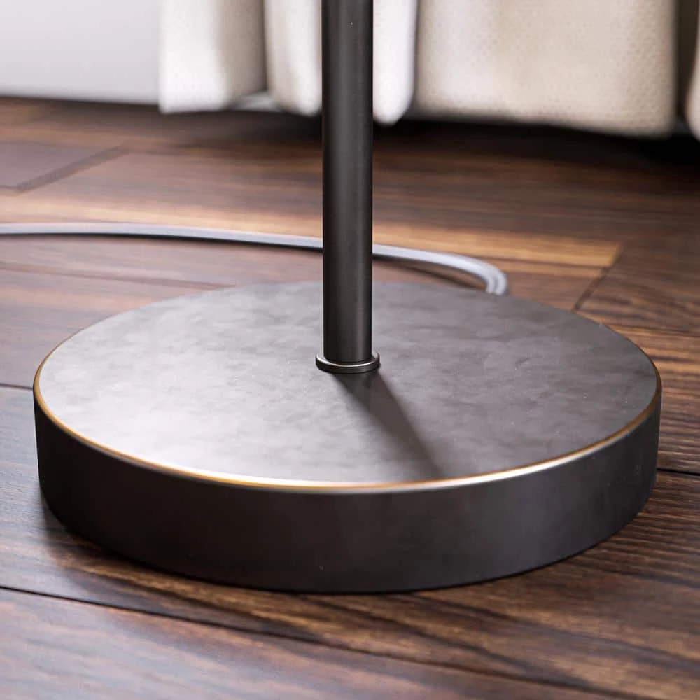 Leiden 62.5 H Oil Rubbed Bronze Indoor Floor Lamp by Manor Brook 6 Leiden 62.5 H Oil Rubbed Bronze Indoor Floor Lamp by Manor Brook - Image 4