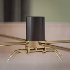 Marlene 60.75 in. Oil Rubbed Bronze Indoor Floor Lamp with White Drum Shade by Manor Brook -Brightech Sales oil rubbed bronze manor brook floor lamps mb100539 44 1000