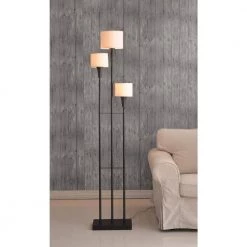 70 in. Levit Mother and Son Lamp Torch Torchieres by Manor Brook -Brightech Sales oil rubbed bronze manor brook floor lamps mb100667 31 1000