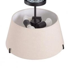 Rochelle 10 in. 3-Light Oil Rubbed Bronze Semi-Flush Mount by Manor Brook -Brightech Sales oil rubbed bronze manor brook flush mount lights mb00373orb 4f 1000