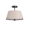 Rochelle 10 in. 3-Light Oil Rubbed Bronze Semi-Flush Mount by Manor Brook -Brightech Sales oil rubbed bronze manor brook flush mount lights mb00373orb 64 1000