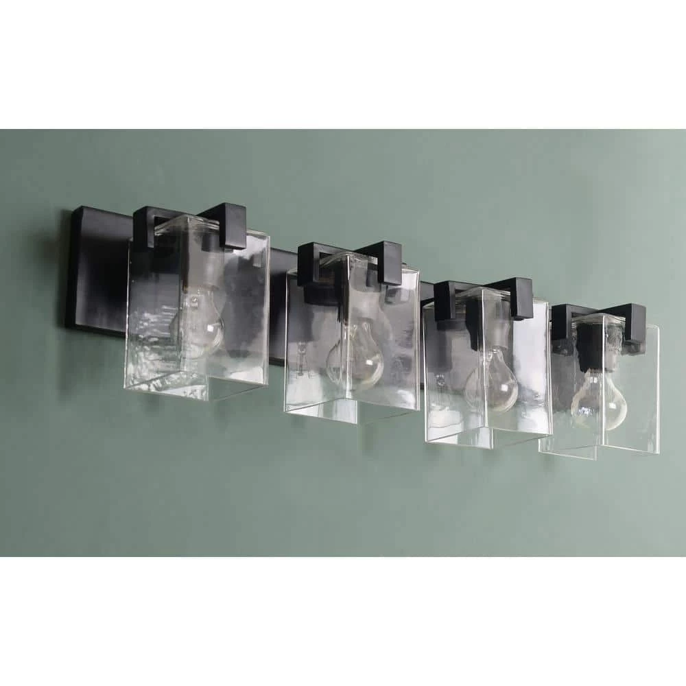 Tumbler 4-Light Oil Rubbed Bronze Vanity Light by Manor Brook 6 Tumbler 4-Light Oil Rubbed Bronze Vanity Light by Manor Brook - Image 4