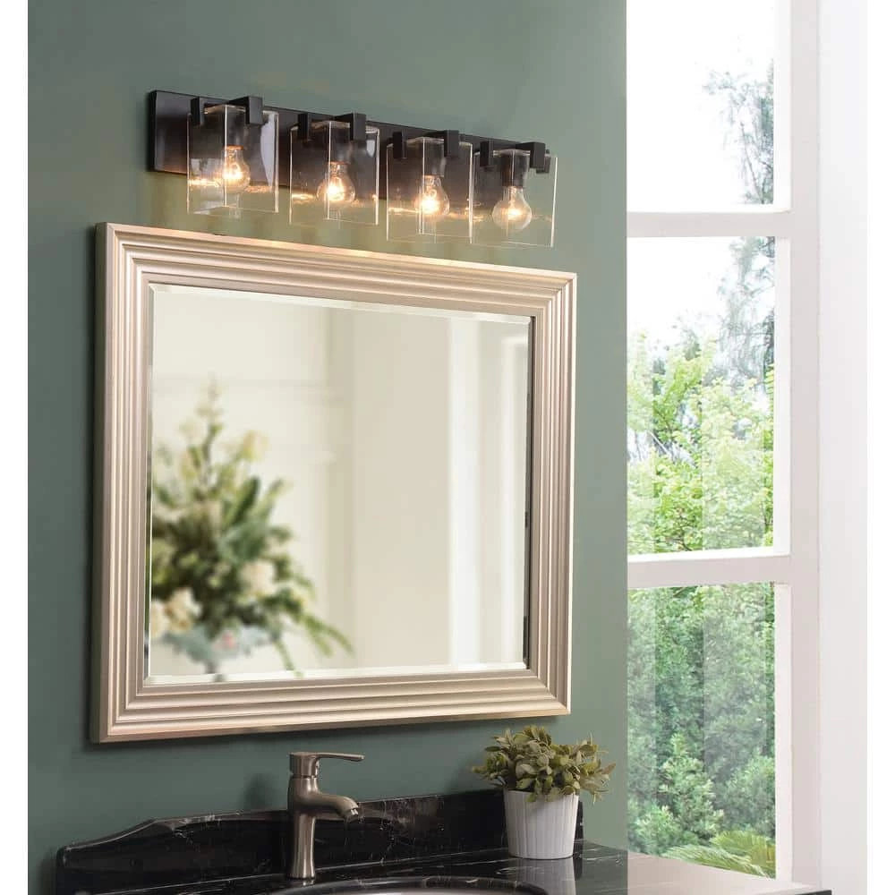 Tumbler 4-Light Oil Rubbed Bronze Vanity Light by Manor Brook 7 Tumbler 4-Light Oil Rubbed Bronze Vanity Light by Manor Brook - Image 5