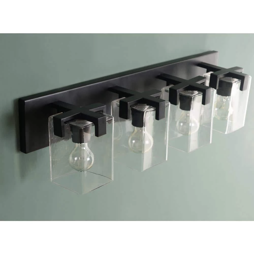 Tumbler 4-Light Oil Rubbed Bronze Vanity Light by Manor Brook 5 Tumbler 4-Light Oil Rubbed Bronze Vanity Light by Manor Brook - Image 3