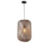 Aniston 1-Light Rattan and Black Pendant by Manor Brook 1 Aniston 1-Light Rattan and Black Pendant by Manor Brook -Brightech Sales rattan and black manor brook chandeliers mb100547 64 1000