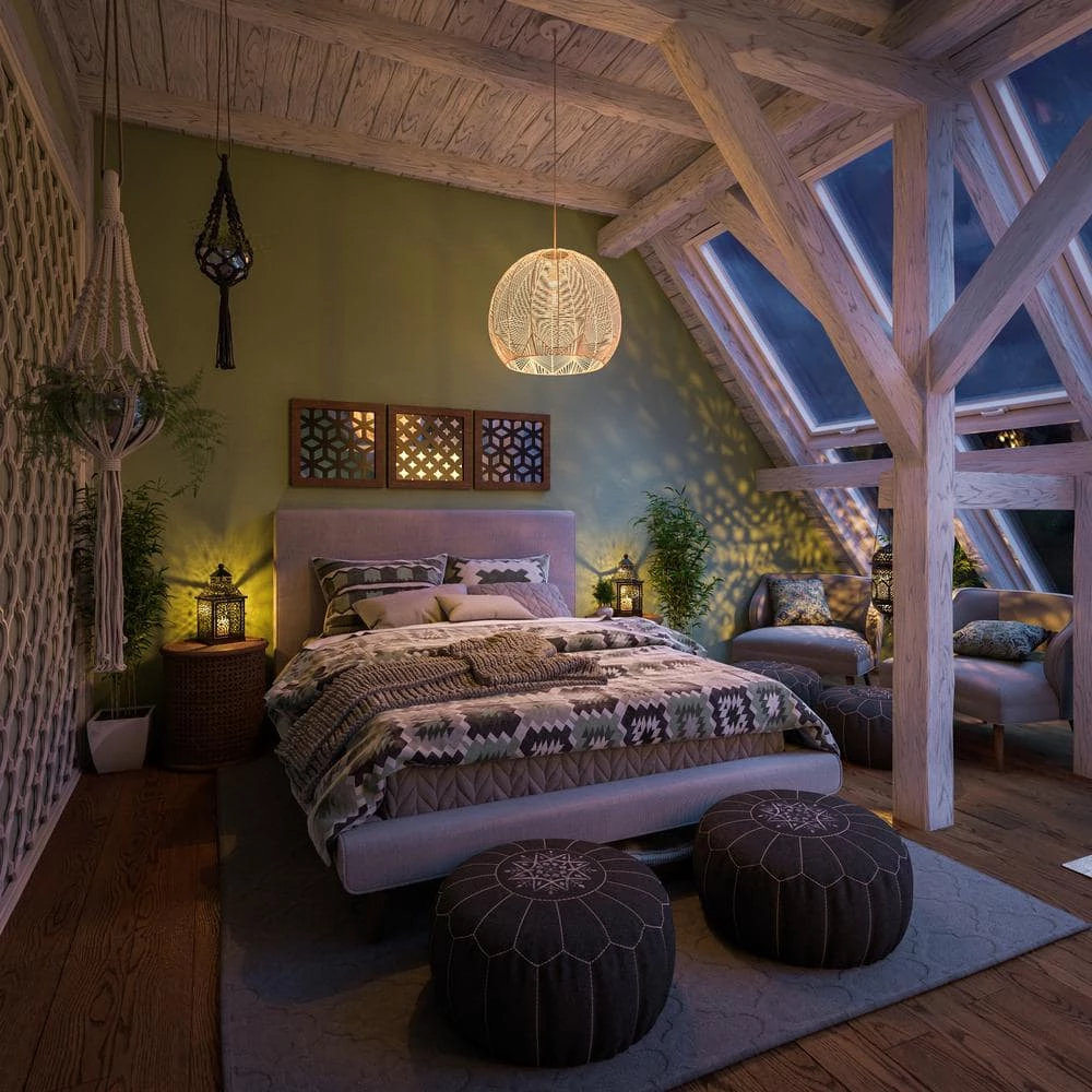 Verona 1-Light Rattan Pendant by Manor Brook 5 Verona 1-Light Rattan Pendant by Manor Brook - Image 4