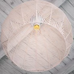 Verona 1-Light Rattan Pendant by Manor Brook 19 Verona 1-Light Rattan Pendant by Manor Brook -Brightech Sales rattan manor brook chandeliers mb100537 fa 1000