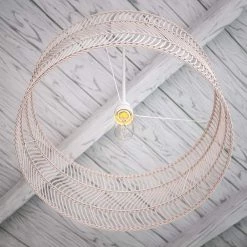 Lido 1-Light Rattan Pendant by Manor Brook -Brightech Sales rattan manor brook chandeliers mb100546 44 1000