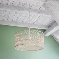 Lido 1-Light Rattan Pendant by Manor Brook -Brightech Sales rattan manor brook chandeliers mb100546 4f 1000