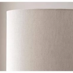 Cona 22 in. Ceramic Accent Lamp with Linen Drum Shade by Manor Brook -Brightech Sales reactive ceramic glaze manor brook table lamps mb100477 44 1000