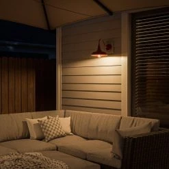 10 in. Barnes 9.875 in. Small Lantern Bell/Cone Red by Manor Brook 15 10 in. Barnes 9.875 in. Small Lantern Bell/Cone Red by Manor Brook -Brightech Sales red manor brook outdoor sconces mb100677 44 1000