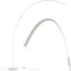 Sparq 53 in. Silver Arc LED Floor Lamp by Brightech -Brightech Sales silver brightech floor lamps 10 gcxa ysyd 64 1000