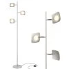 Tree 60 in. Silver LED Floor Lamp with Dimmable and Adjustable Panels by Brightech 1 Tree 60 in. Silver LED Floor Lamp with Dimmable and Adjustable Panels by Brightech -Brightech Sales silver brightech floor lamps ap u89b u1iv 64 1000