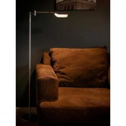 Leaf 53 in. Nickel LED Floor Lamp with Adjustable Arm and Shade by Brightech 13 Leaf 53 in. Nickel LED Floor Lamp with Adjustable Arm and Shade by Brightech -Brightech Sales silver brightech floor lamps bu tj6r lfjf 44 1000