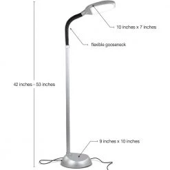 Brightech Sales -Brightech Sales silver brightech floor lamps fl ltspn svr c3 1000
