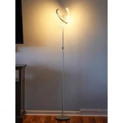 Halo Split 72 in. Silver LED Torchiere Floor Lamp by Brightech 10 Halo Split 72 in. Silver LED Torchiere Floor Lamp by Brightech -Brightech Sales silver brightech floor lamps s9 jqsv ixqq 1f 1000