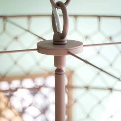 Brice 3-Light Tan Rope Pendant by Manor Brook -Brightech Sales tan rope manor brook chandeliers mb100551 1f 1000