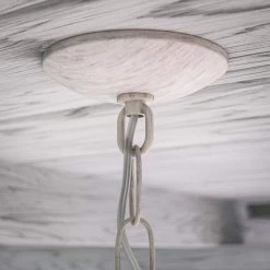 Sandi 6-Light Weathered White Chandelier by Manor Brook -Brightech Sales weathered white manor brook chandeliers mb100552 4f 1000