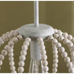 Shipley 1-Light Weathered White Mini Pendant by Manor Brook -Brightech Sales weathered white manor brook pendant lights mb100201 4f 1000