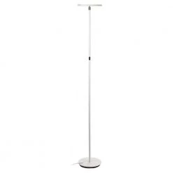 Sky 63 in. White Torchiere LED Floor Lamp by Brightech